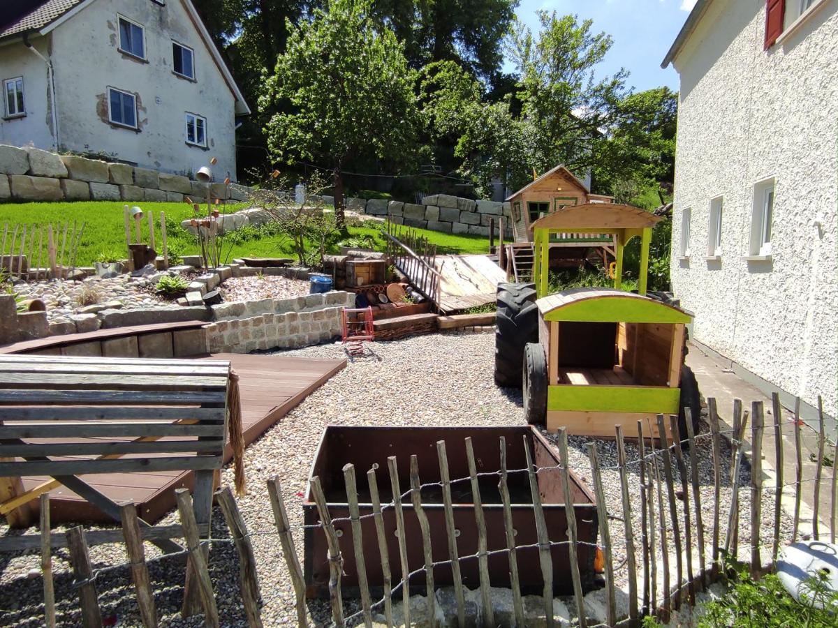 Ferienwohnung Zum Scheunenhof - Scheune Ichenhausen Exterior foto