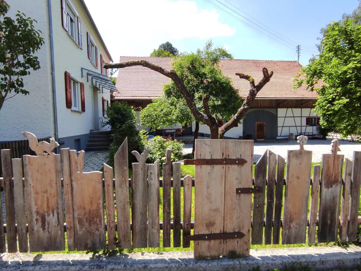 Ferienwohnung Zum Scheunenhof - Scheune Ichenhausen Exterior foto